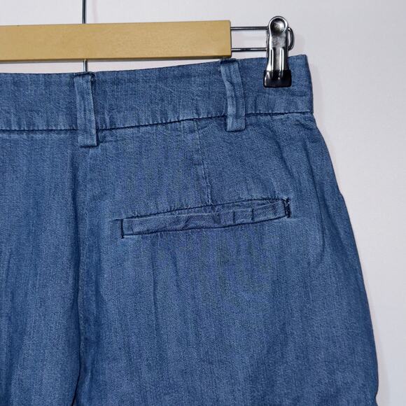 Old navy blue Extra High-Waisted Super Wide-Leg Trouser Pants women’s size 4 - Picture 4 of 7